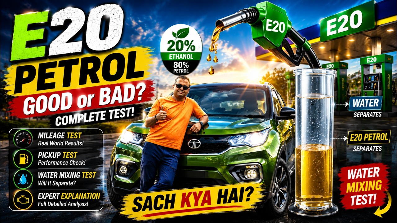 E20 Petrol Vs Water | Every Car Owner Must Watch ! | Petrol Phase Separation | Live Demonstration