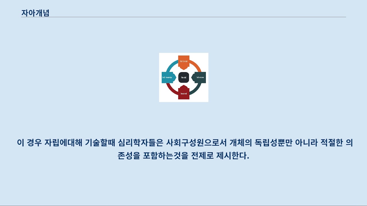 자아개념