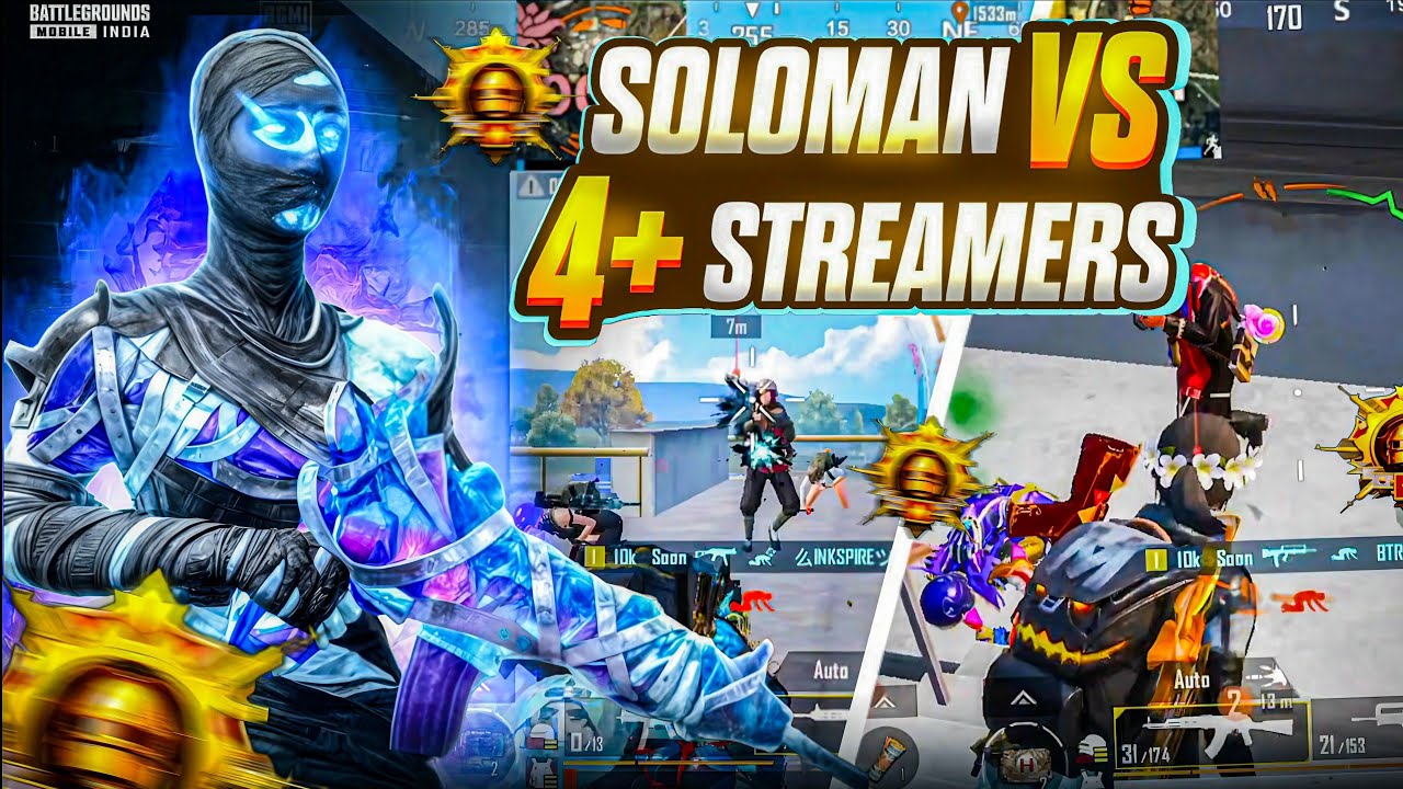 4+ streamer got shocked 😱 || four finger claw || Bgmi intense clutch 💥 ||