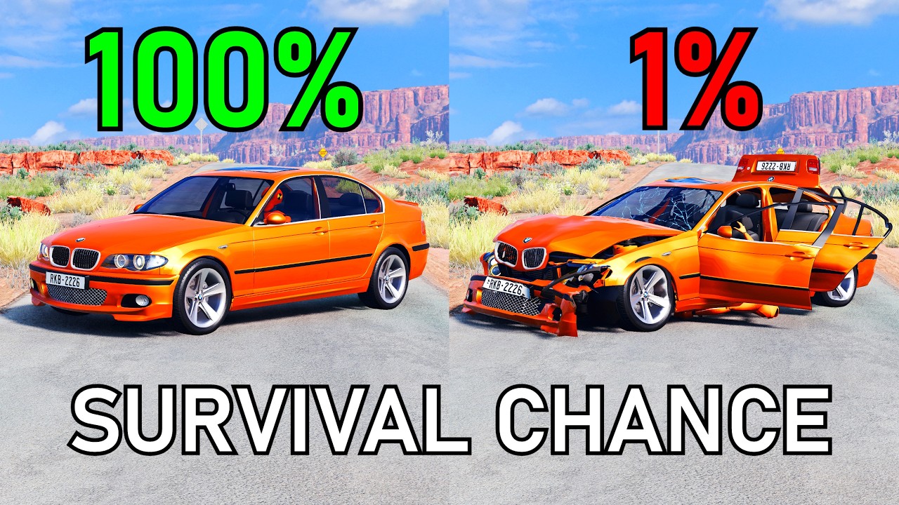 Best of Realistic Survival Chance Crashes #17 | BeamNG.drive