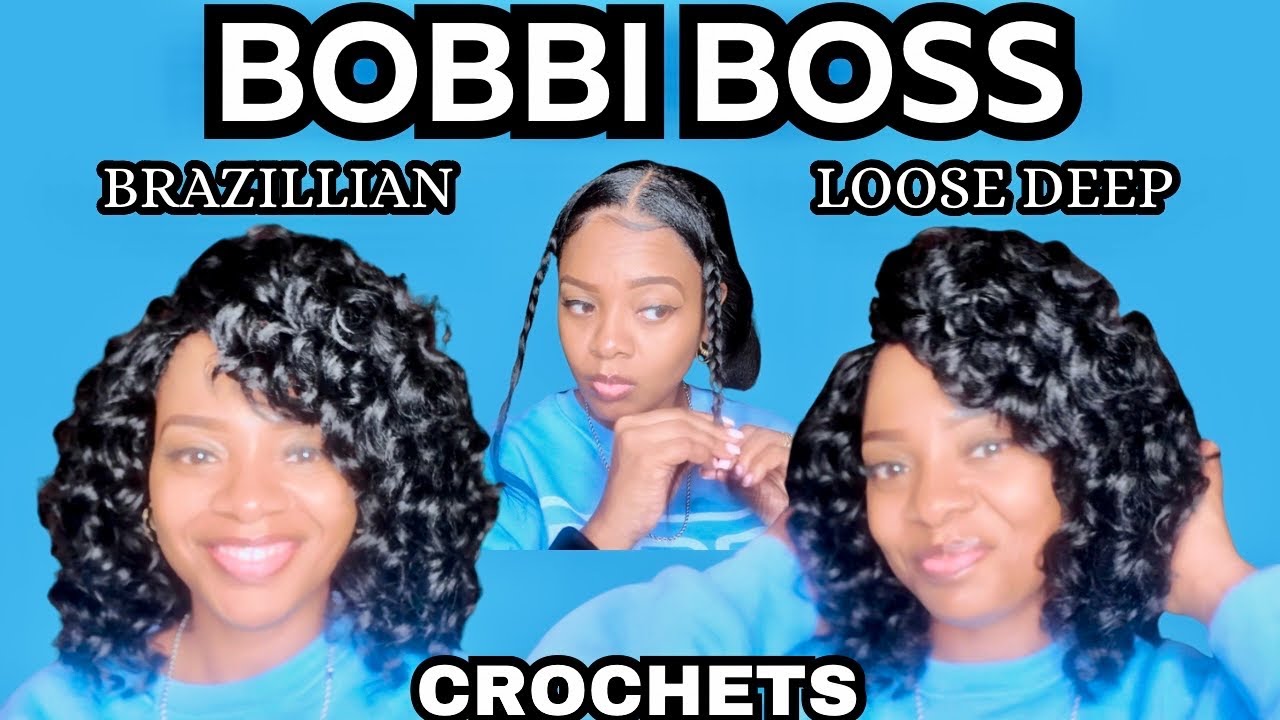 BOBBI BOSS BRAZILIAN LOOSE DEEP CURL CROCHETS | INSTALL & 1 WEEK REVIEW