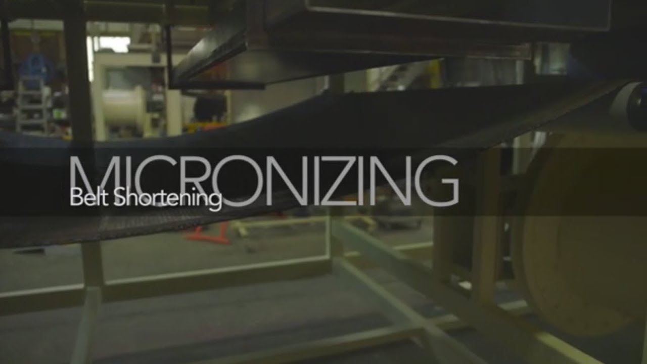 Micronizing UK Ltd. - How to shorten a Micronizer belt.