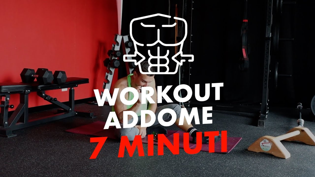 Workout Addominali di 7 minuti con 7 esercizi da 60 secondi