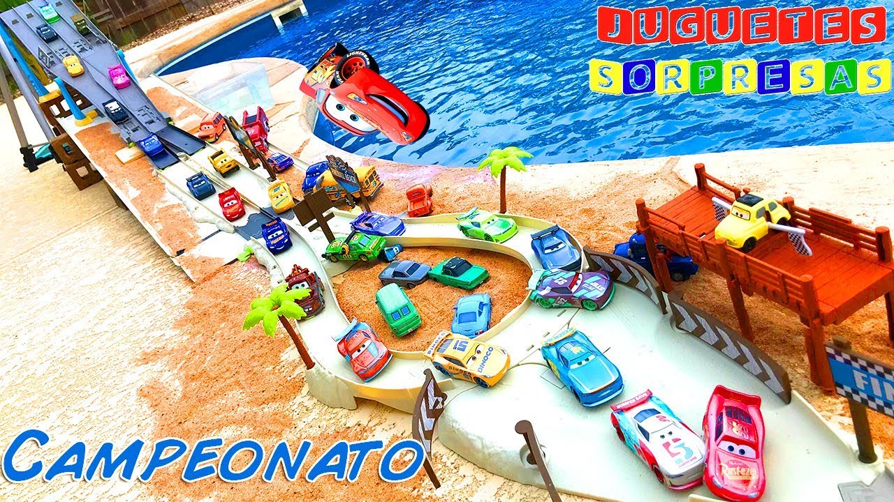 CORREDORES DE PLAYA  BEACH DUEL Disney pixar Cars