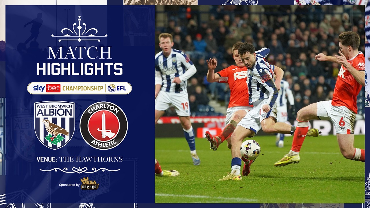 Points are shared in B71 | Albion 1-1 Charlton Athletic | MATCH HIGHLIGHTS