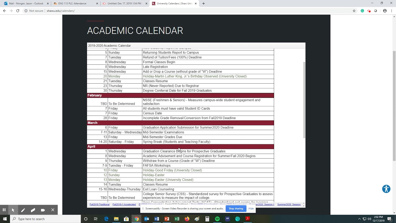 Moodle Attendance set up--updated 17 Dec 17 2019