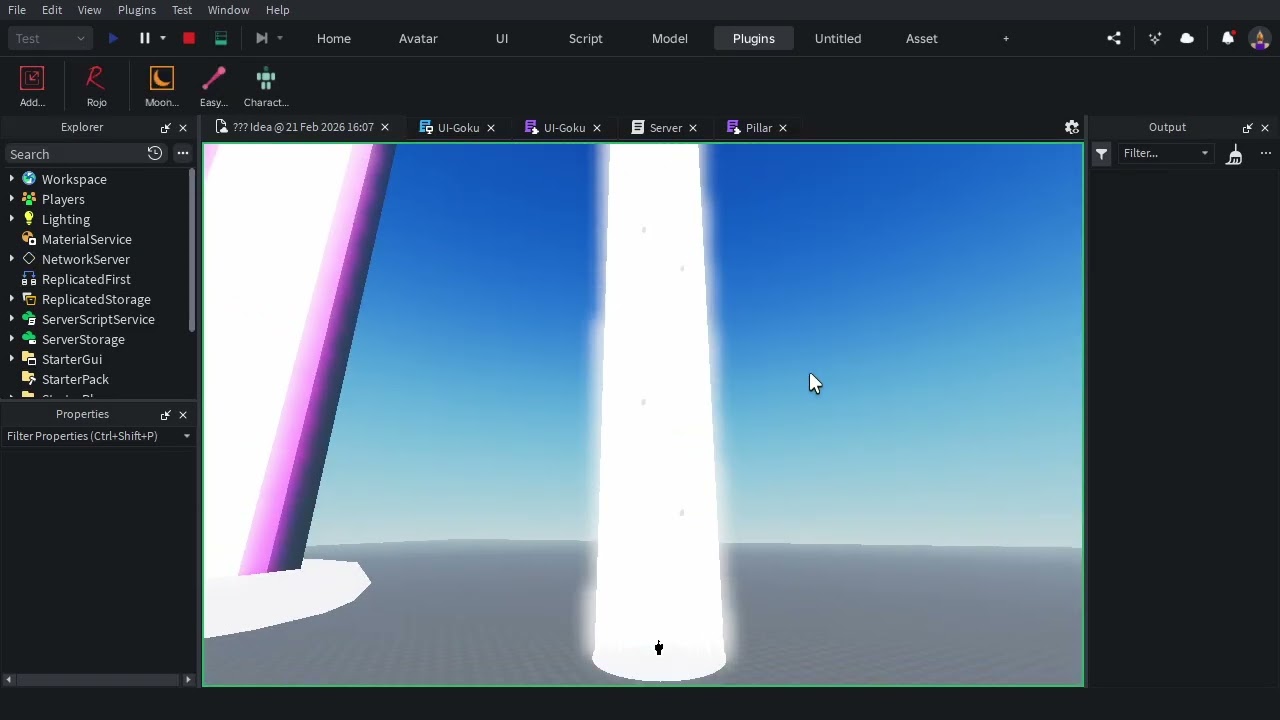 UI Goku Transformaion VFX (Roblox)