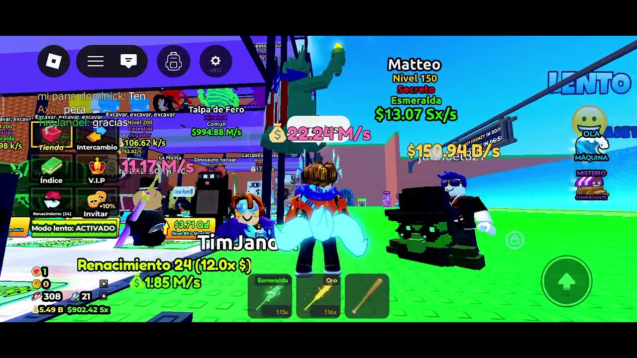 jugando con un amigo escapa del tsunami 😃😃