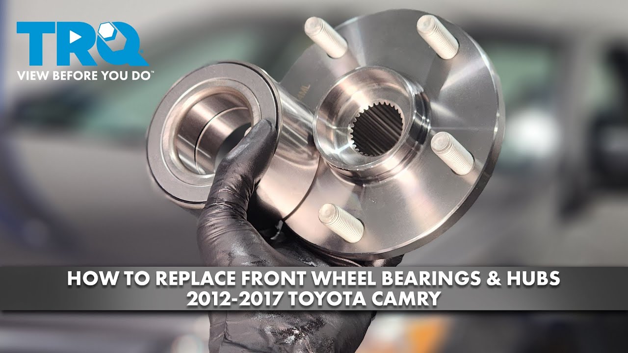 How to Replace Front Wheel Bearings & Hubs 2012-2017 Toyota Camry