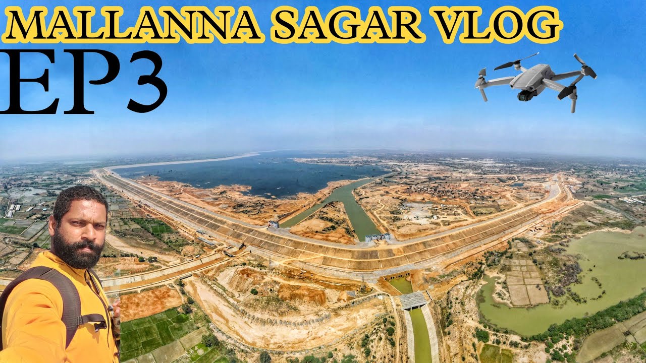 Mallanna Sagar Reservoir Latest Video 2022 | #MallannaSagar Drone View Biggest Manmade Lake in India