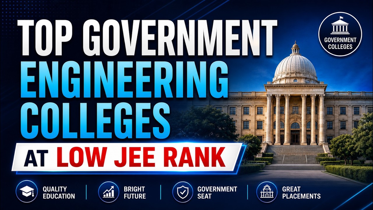 Top Government Engineering Colleges for Low JEE Rank 🔥| Best Colleges | JEE Mains 2026 #jee2026