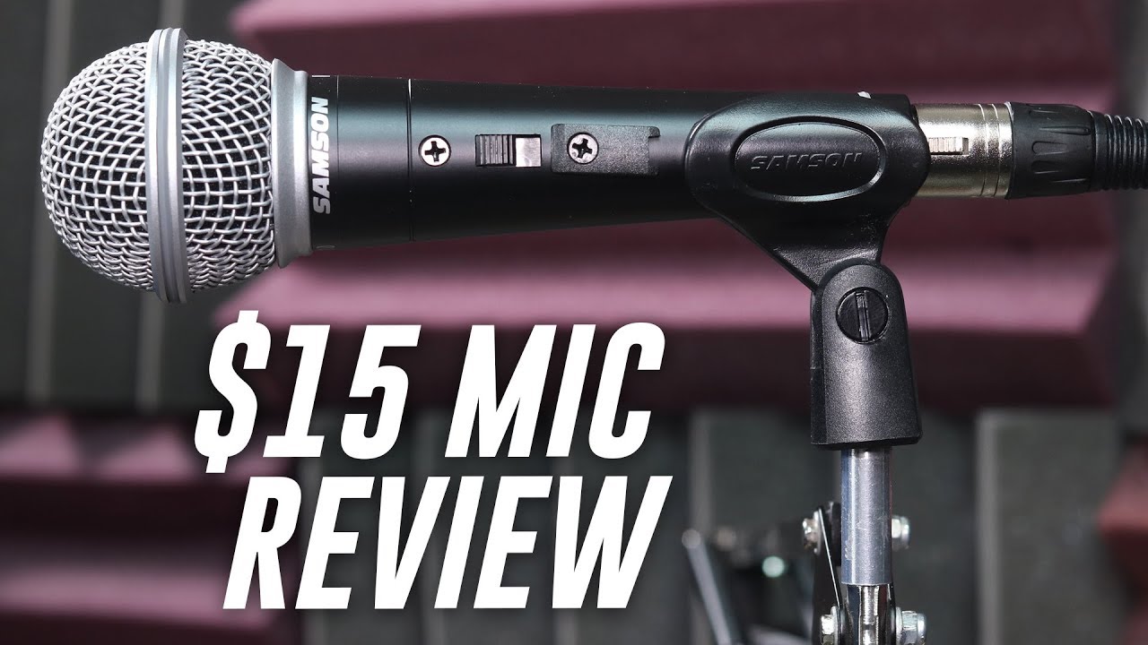 Samson M10 Dynamic Mic Review / Test