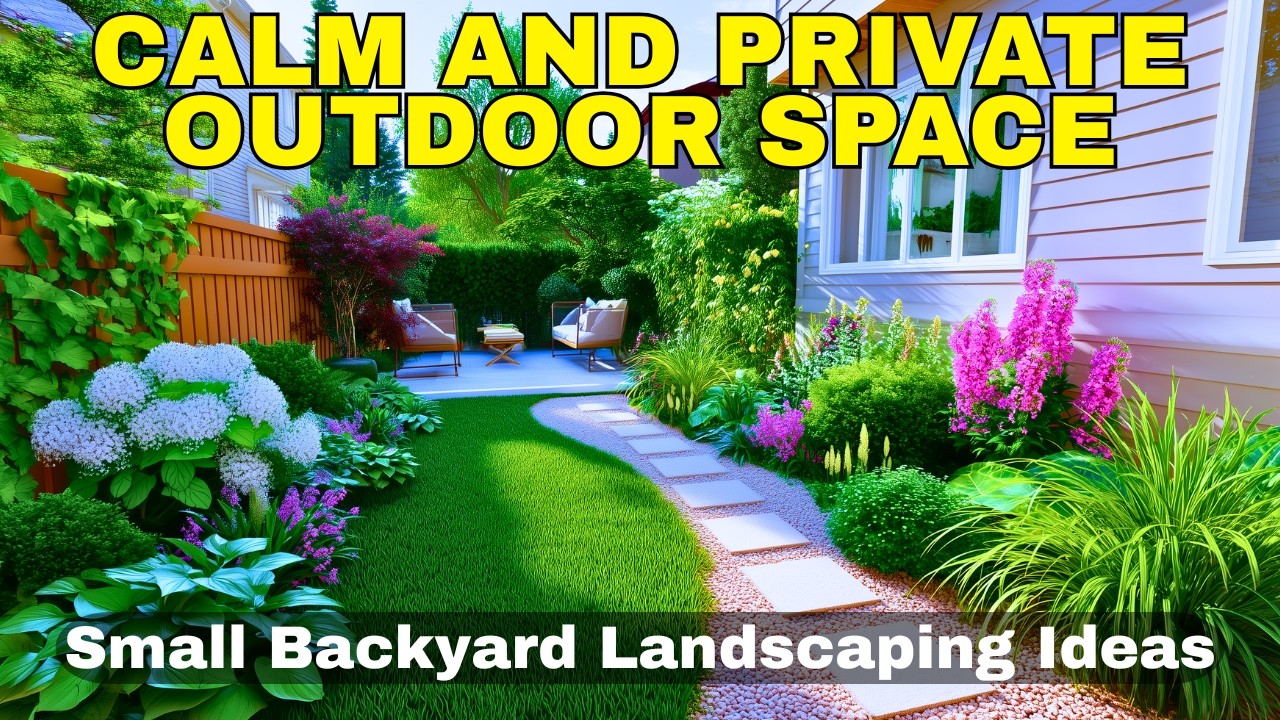 Small Backyard Landscaping Ideas for a Calm and Private Outdoor Space