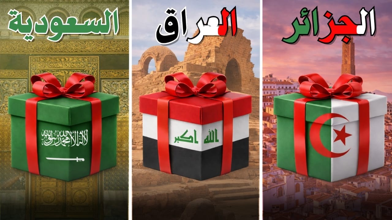 أختر هدية واحدة 🎁 | الجزائر 🇩🇿 أم فلسطين أم السعودية 🇸🇦؟ أختر هديتك حسب دولتك 👑