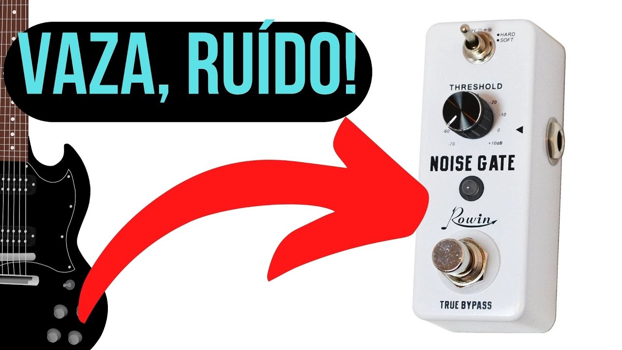 🔴 RUÍDOS NA GUITARRA: PARE DE SOFRER!  - ROWIN NOISE GATE REVIEW