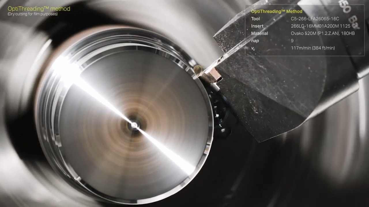 【Sandvik Coromant】OptiThreading demo