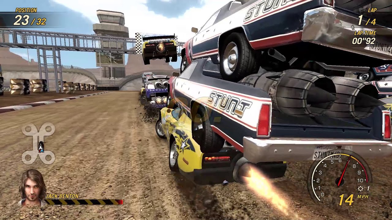 Flatout: Ultimate Carnage #2 - chaos with 31 opponents!