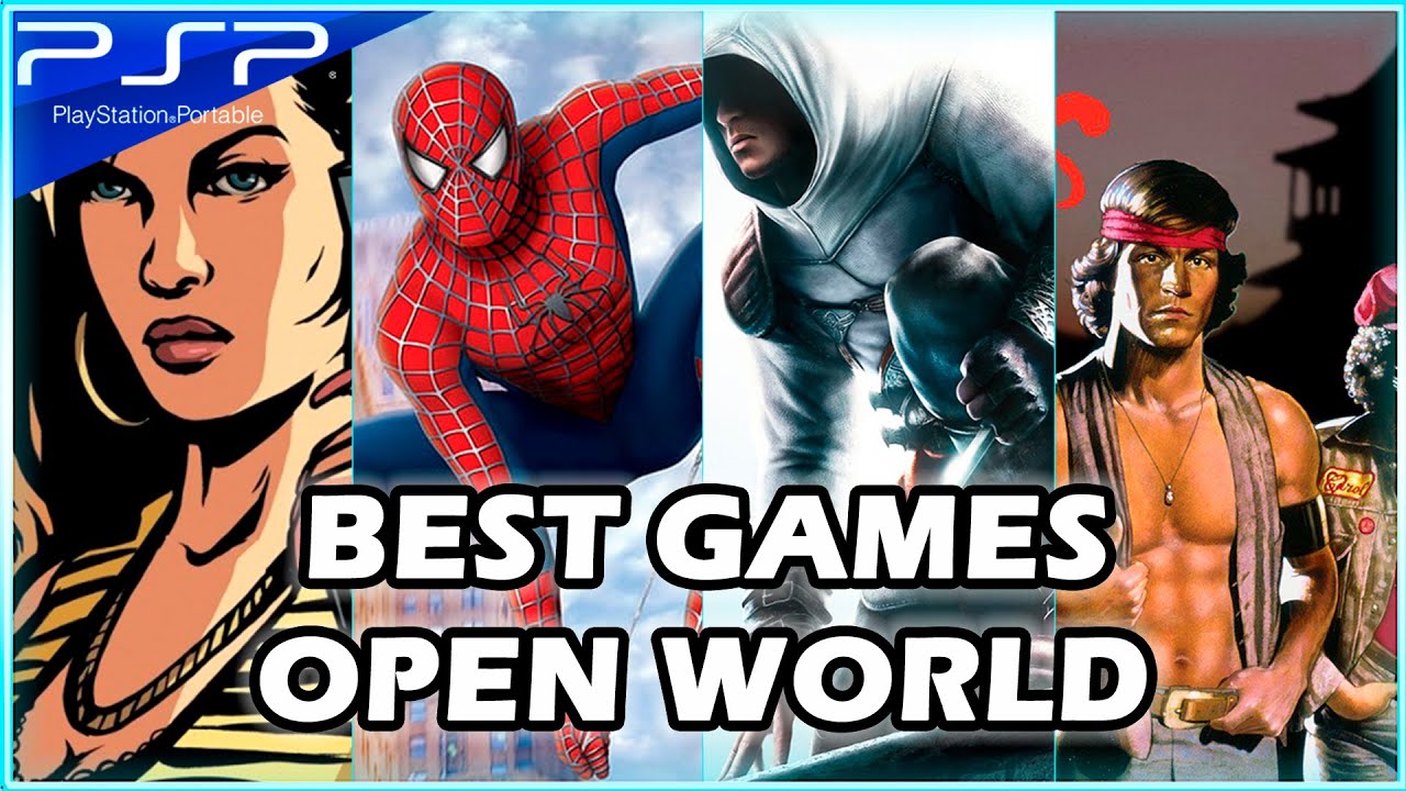 TOP 25 OPEN WORLD GAMES ON PSP || BEST PSP GAMES