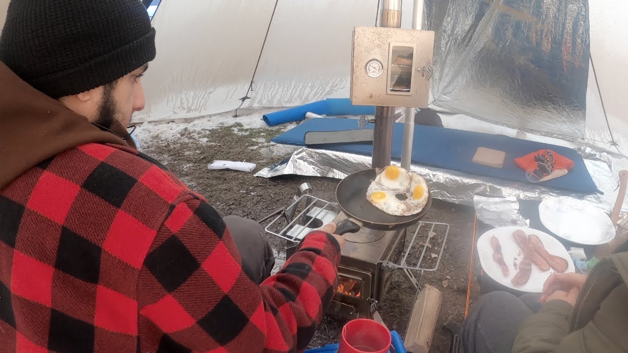 🏕Ultimate winter camping setup⛺️ Seek Outside tipi & Winnerwell stove