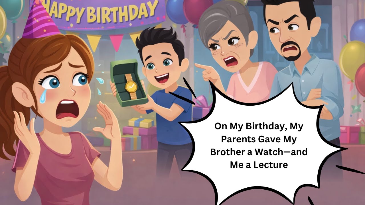 On My Birthday, My Parents Gave My Brother a Watch—and Me a Lecture