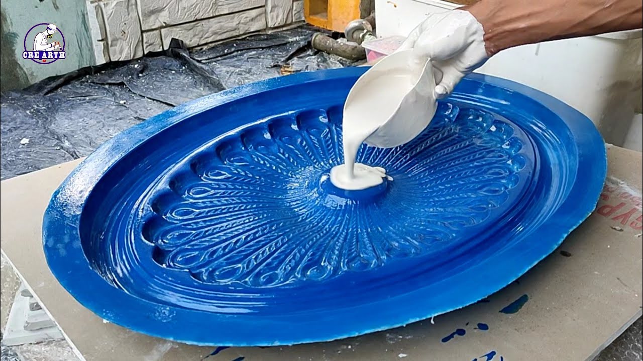 Oval medallion mold making - Part.2