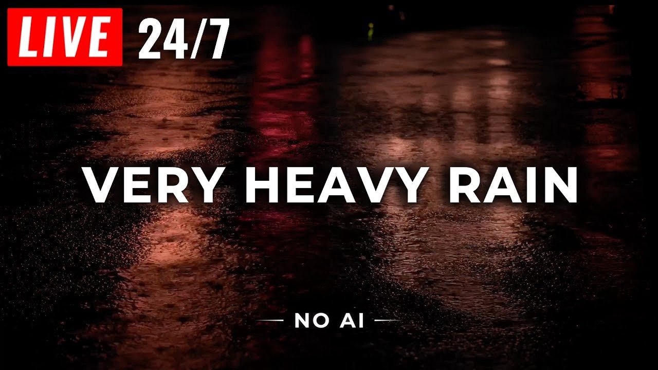 🔴 Very Heavy Rain &mdash; Sleep Fast TONIGHT (NO AI)