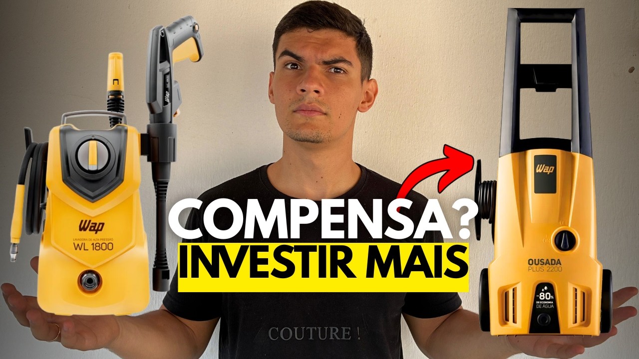 Wap Ousada Plus 2200 vs Wap WL 1800 Qual Lavadora COMPENSA Mais na Black Friday 2025?