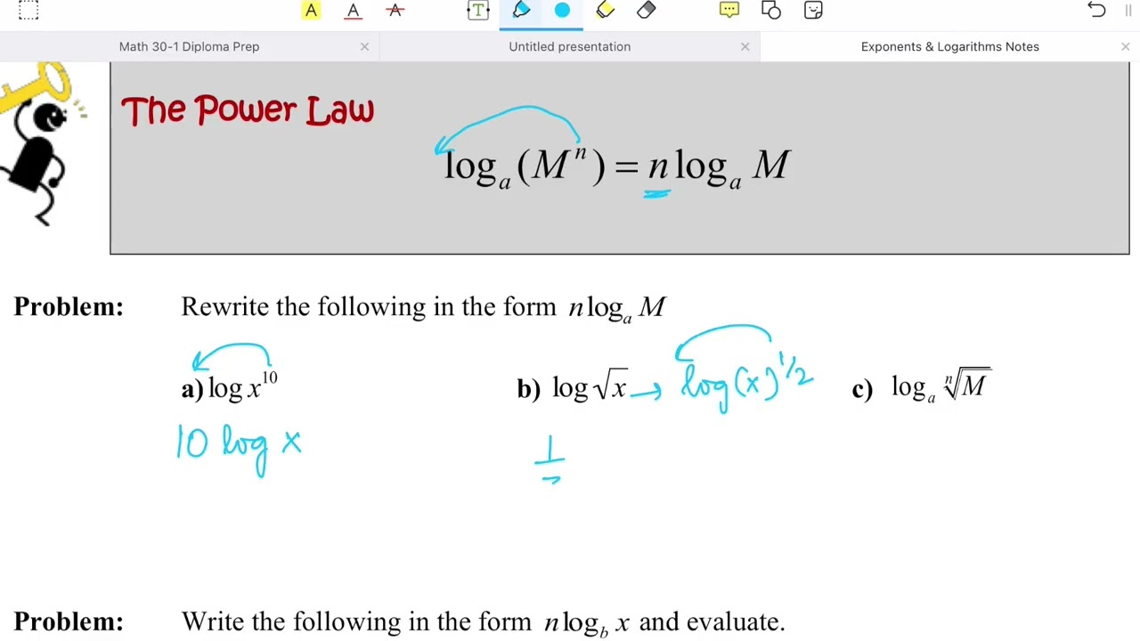 Math 30-2 Logarithms Review