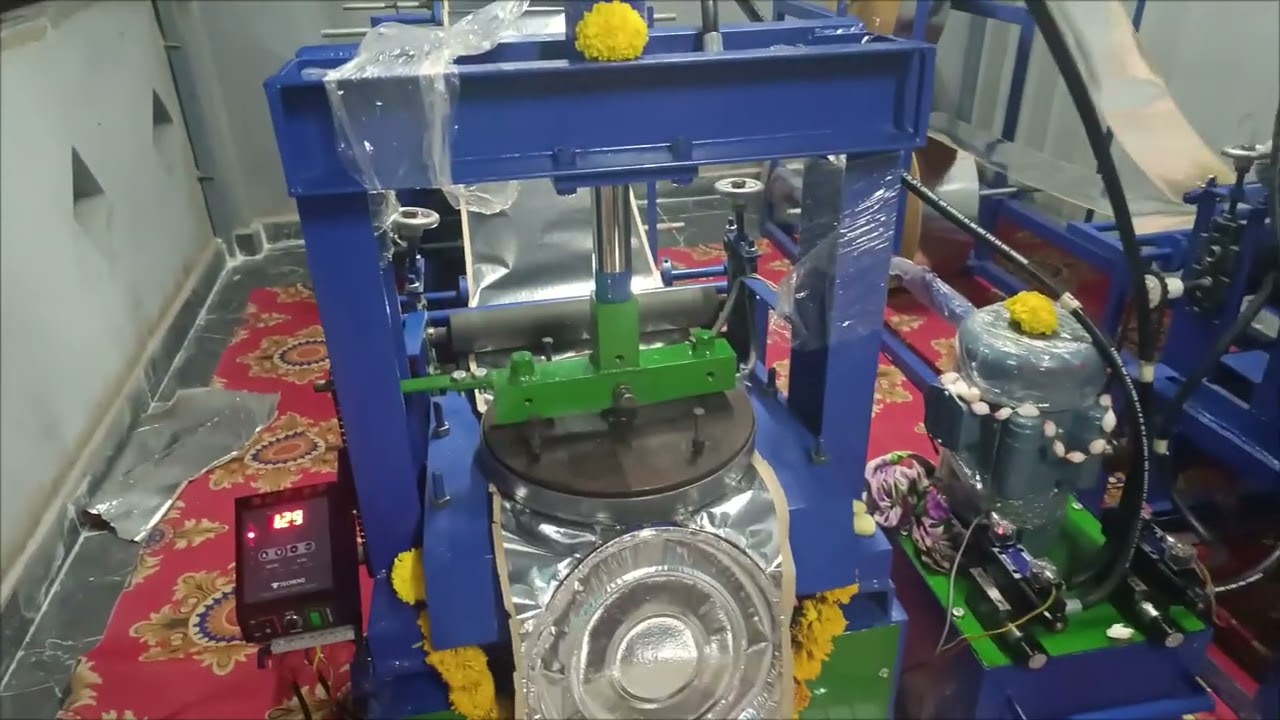 paper plate machine double dai hydraulic machine all machine are available plz call us 8411973003