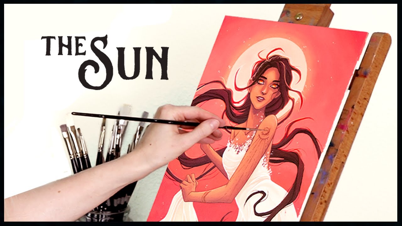 The Sun Tarot Card - Paint with Me