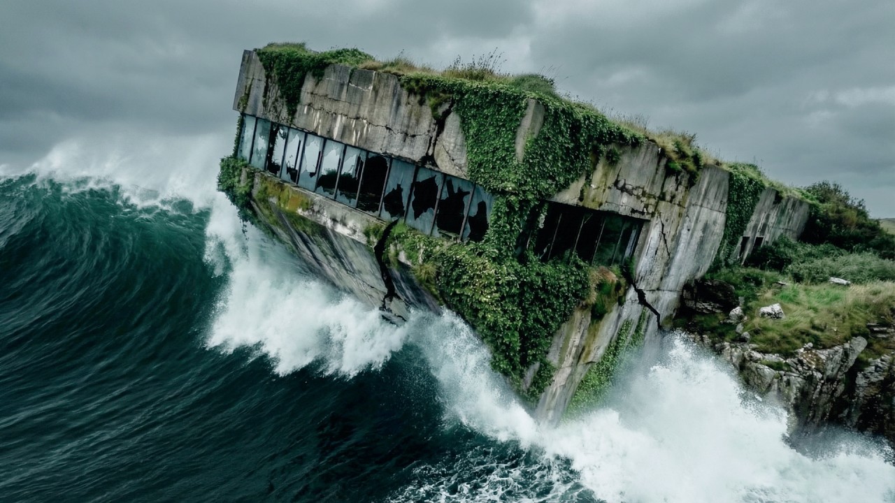 I Turned an Abandoned Observatory & Sea Fort Into Secret Luxury Homes (ASMR)