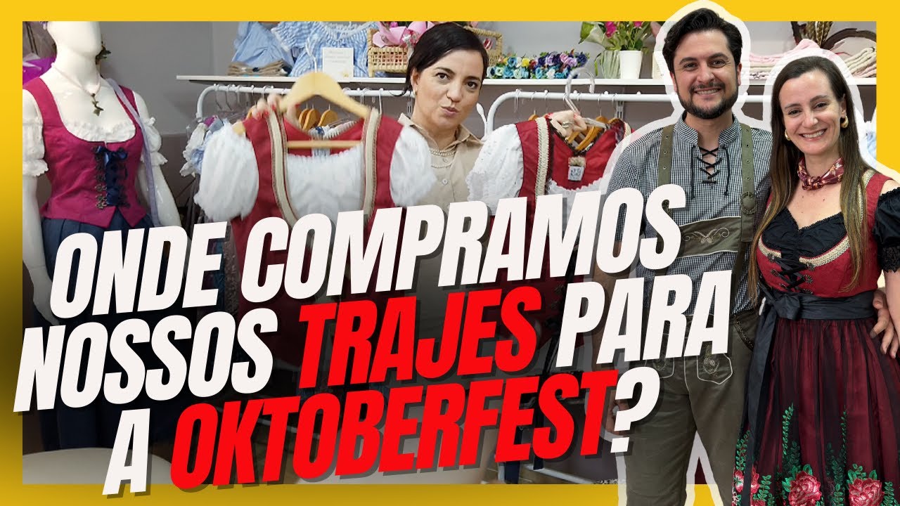 Onde comprar trajes típicos para a Oktoberfest 2025?