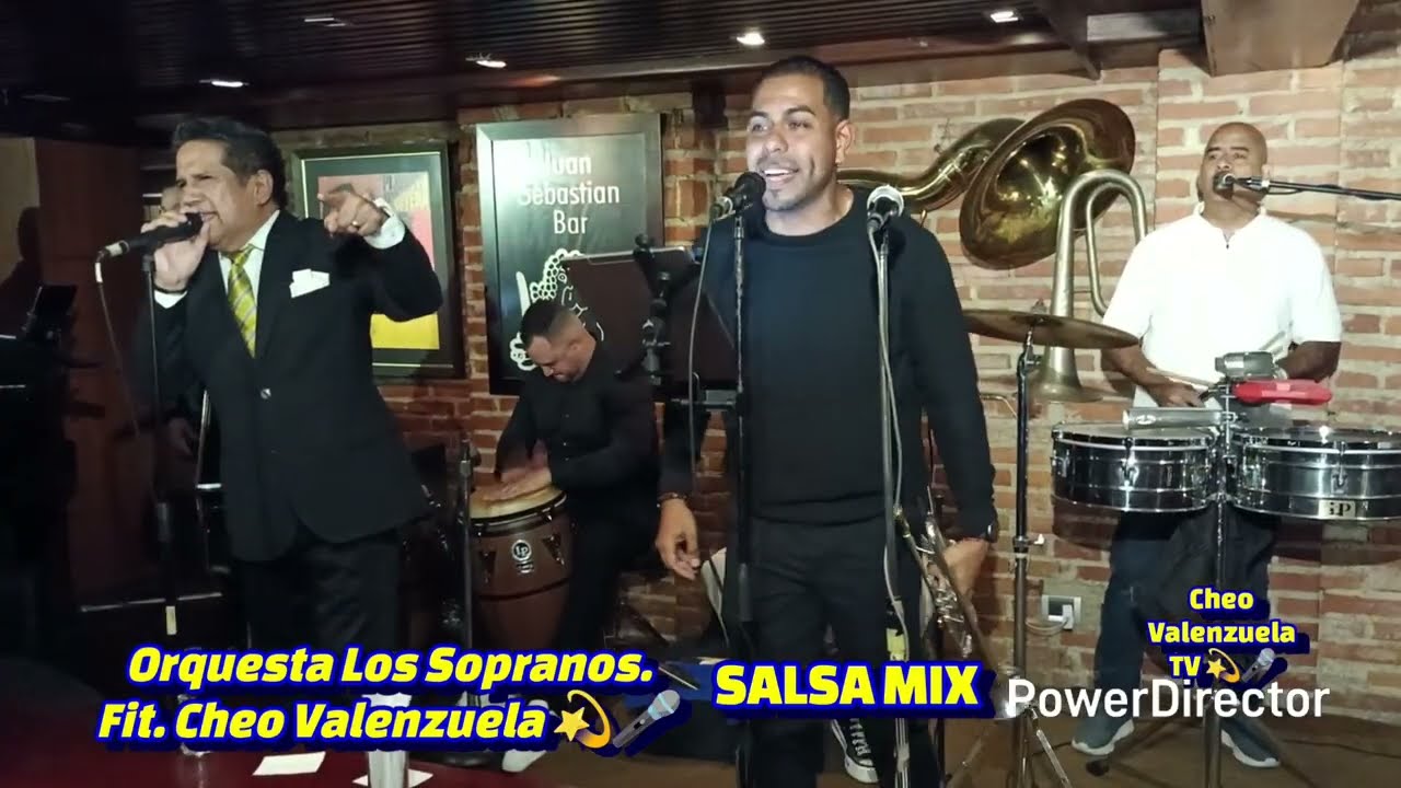 SALSA MIX. Orquesta Los Sopranos. Fit. Cheo Valenzuela 💫🎤🎉
