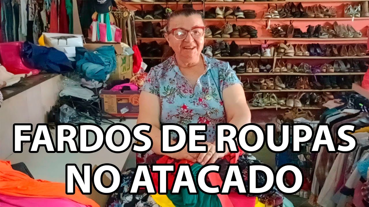Fardos de Roupas no ATACADO para Brechó e Bazar
