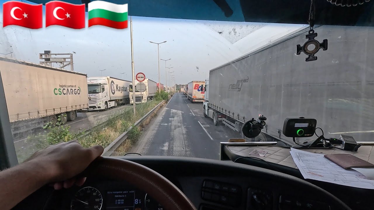 Truck Vlog - 100hours to Cross One Border, Tacho Control, Bribes, Lost Stoplight, and a New Friend.