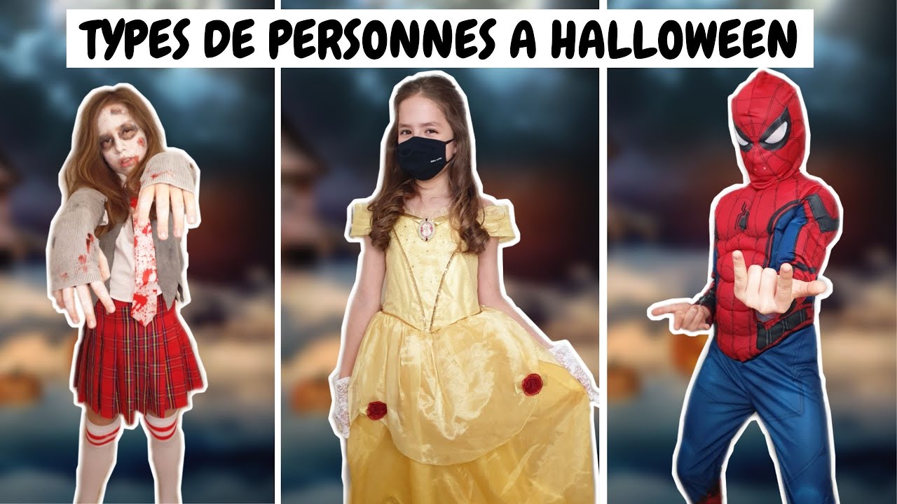 Les différents types de personnes a HALLOWEEN 2021 😱😂SKETCH //KIARA PARIS 🌸