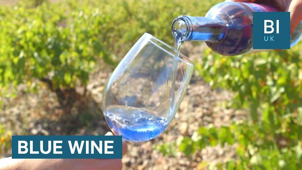 A Spanish startup is making wine that's naturally blue