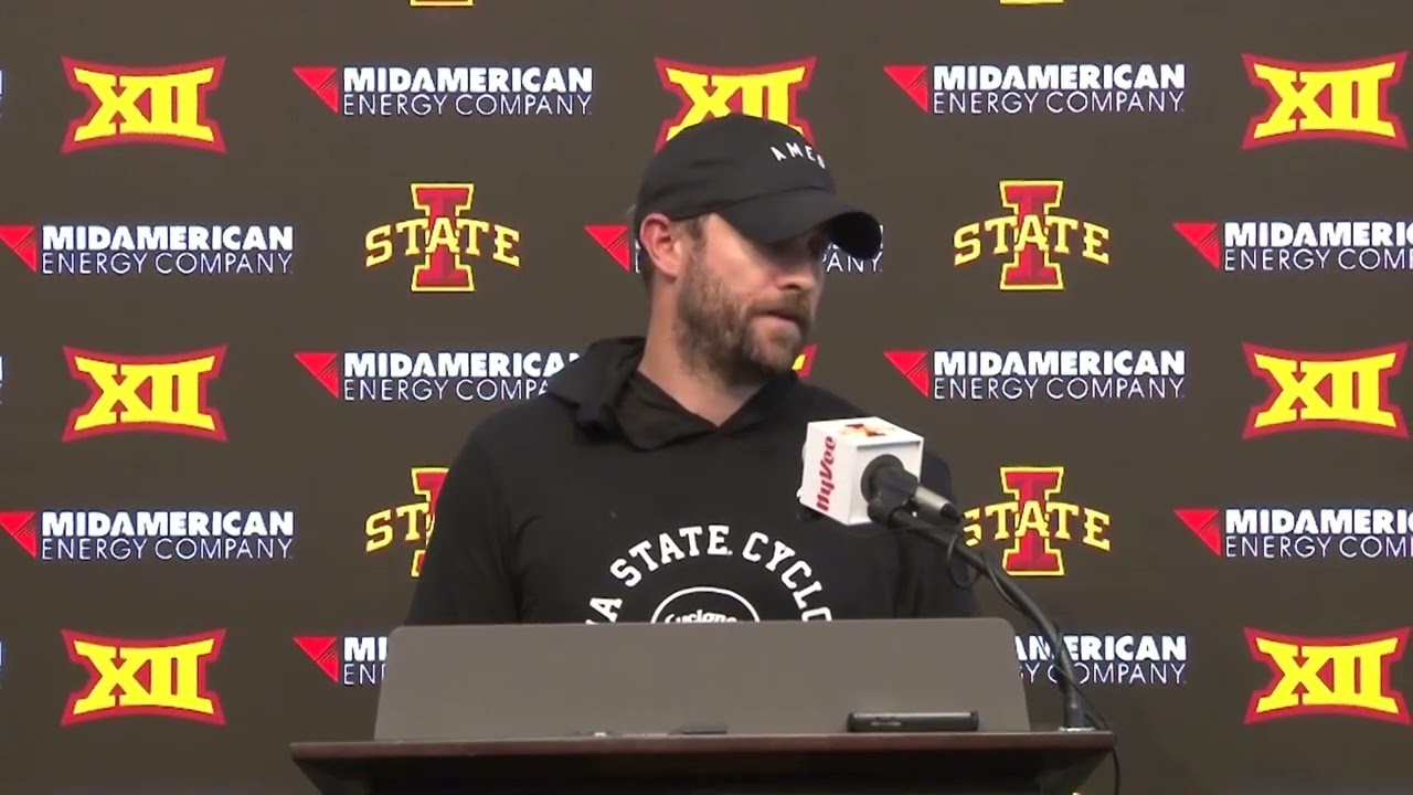 Iowa State football offensive coordinator Taylor Mouser on biggest preseason surprise