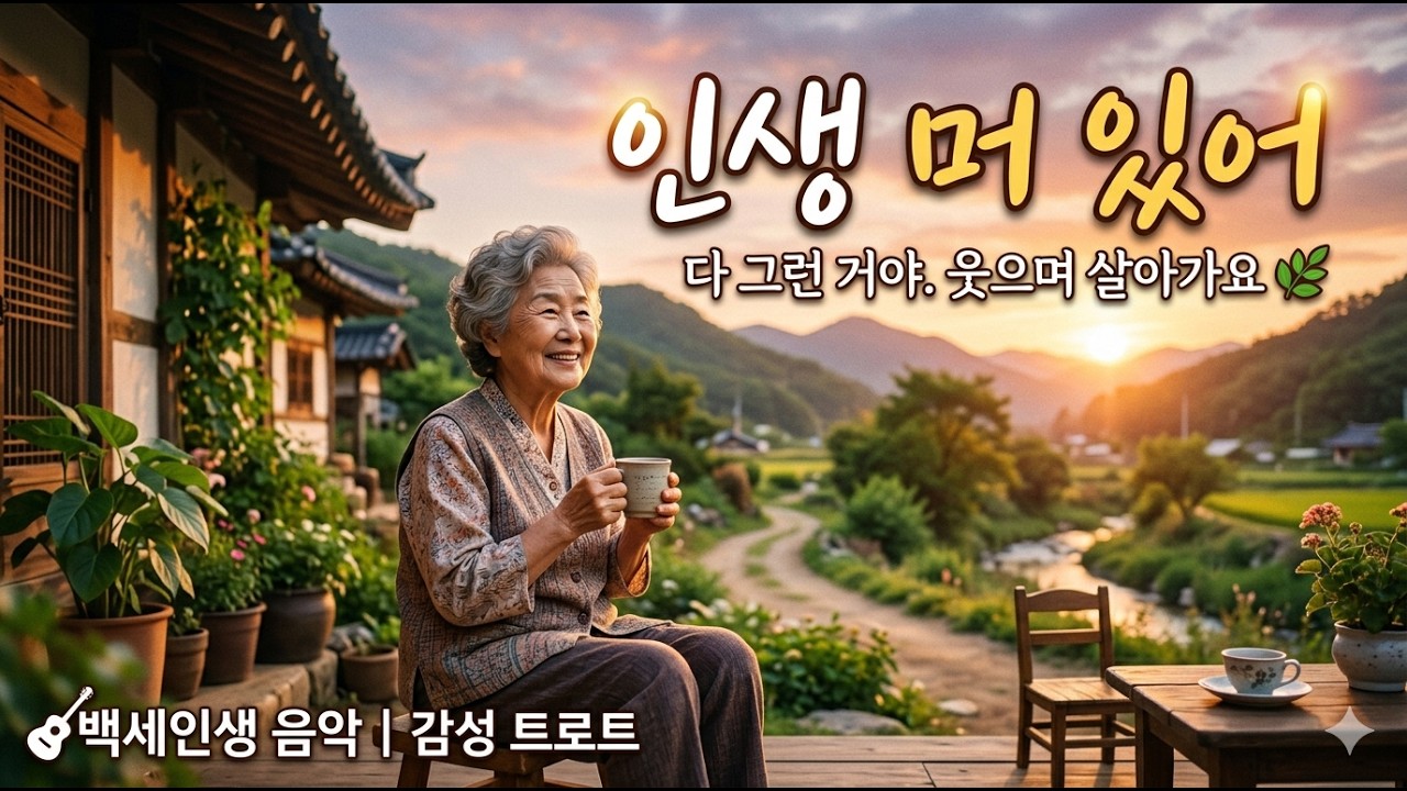 인생 머 있어- 살다보면 다 그런거지 | #힐링송, #인생노래,#감성트로트 #트로트 #k-Pop