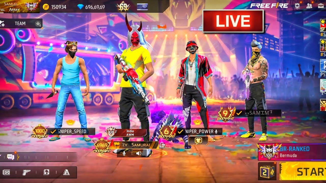 FREE FIRE x Dragon Ballz LIVE HINDI RY SAMURAI IS BACK