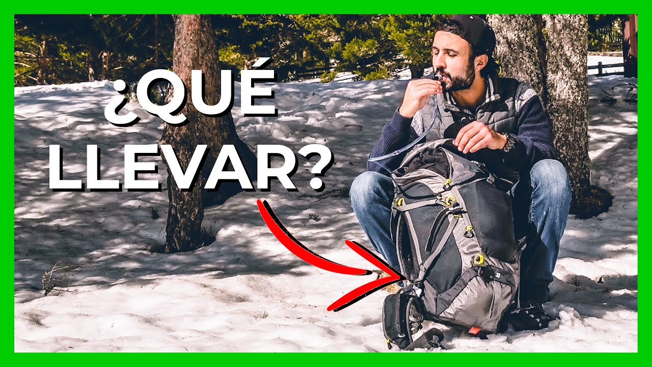 EQUIPO B&Aacute;SICO para practicar Senderismo en Madrid (Nivel Principiante)