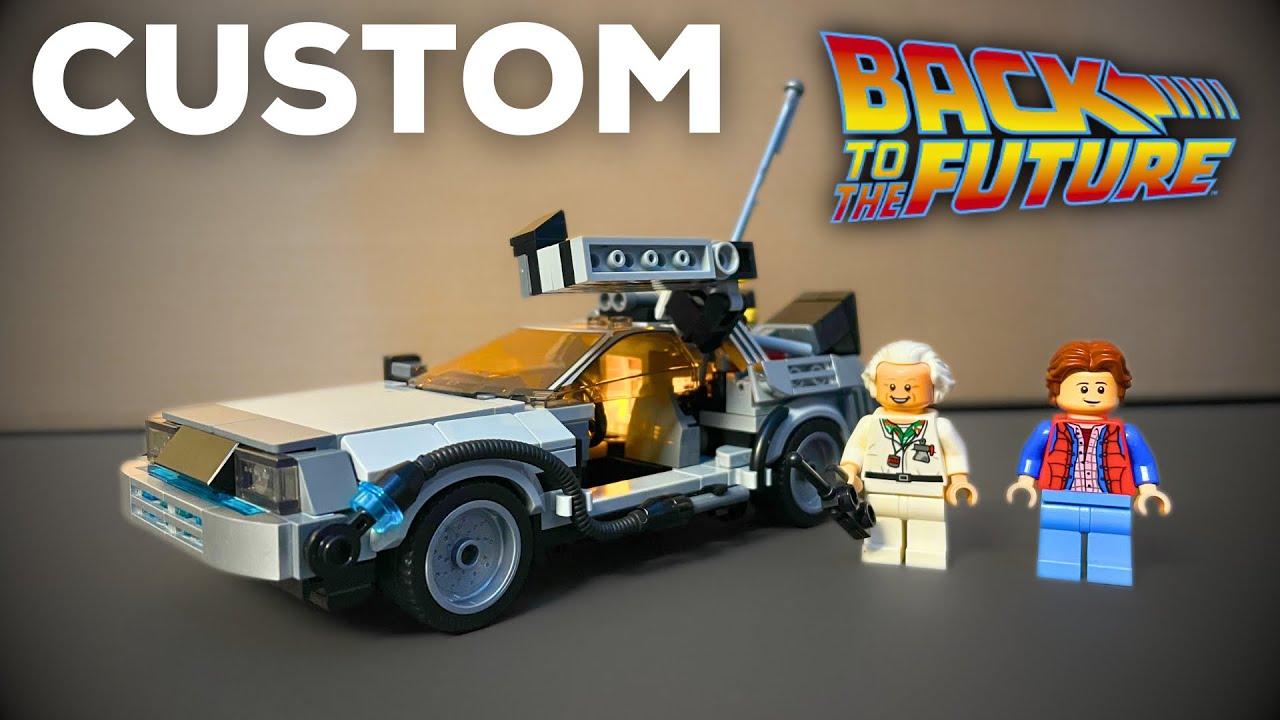 Минифигурка Lego Назад в будущее DeLorean Time Machine (обзор сборной модели)