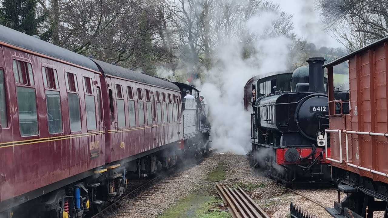 South devon railway winter steam gala 2025 8 Months late 