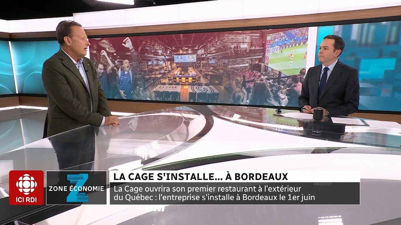 Zone économie | Restauration québécoise : La Cage s’installe en France