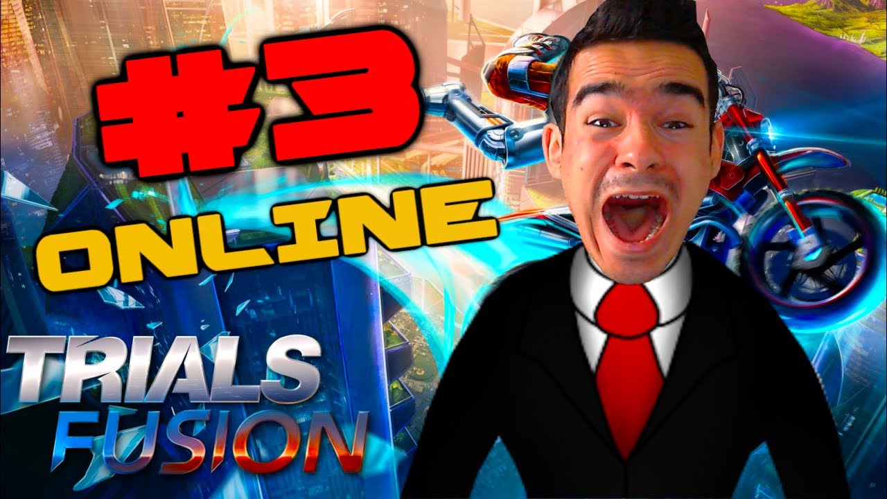 Trials Fusion : Online Let's Play #3 [FACECAM] - SLENDER SPECIAL #3 !! HD