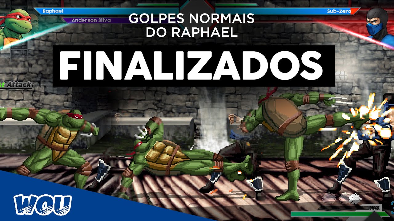 Golpes normais do Raphael concluídos