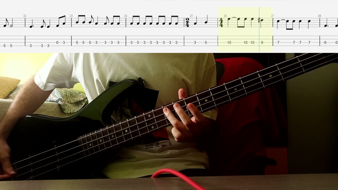 R.E.M. - Imitation of life || Bass Cover With Tabs