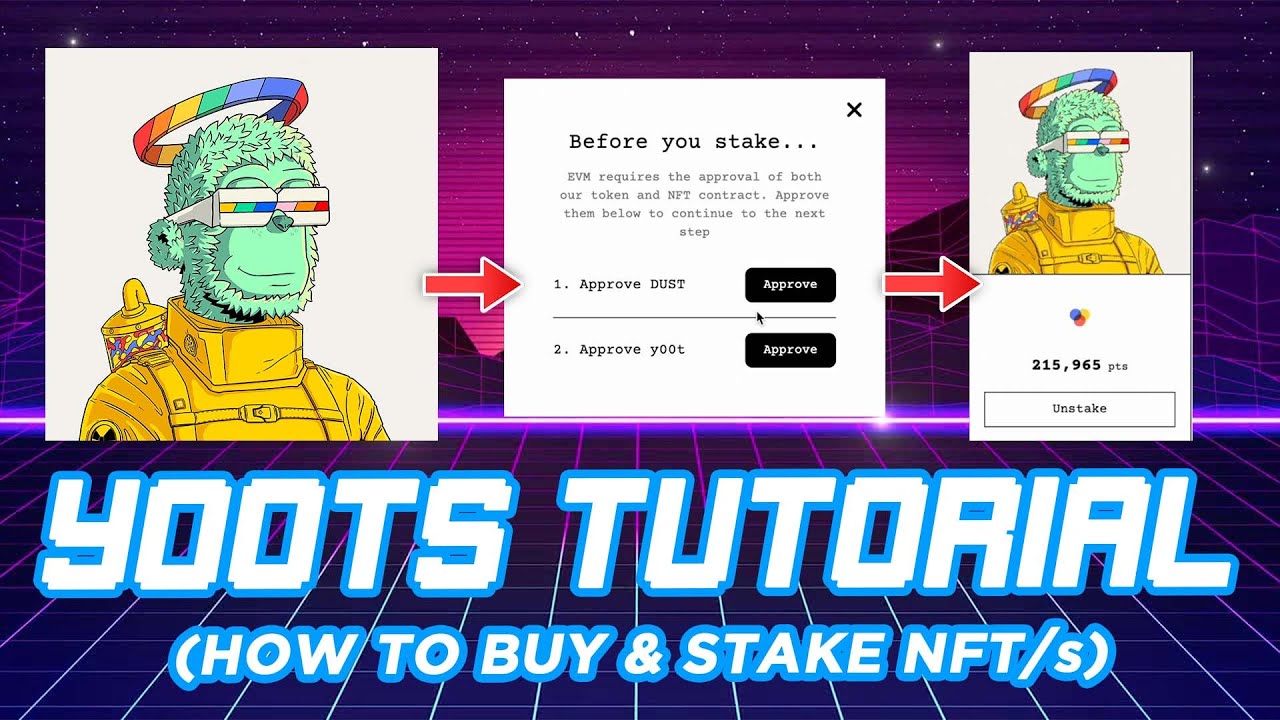 How to Buy & Stake your y00ts NFT? (Step-by-Step Tutorial via Polygon)