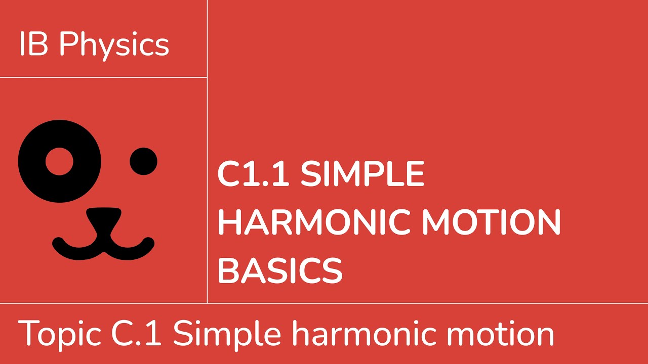 C1.1 Simple harmonic motion basics [IB Physics SL/HL]
