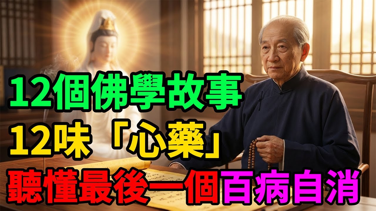南懷瑾合集：12個佛學故事，12味「心藥」，聽懂最後一個，百病自消。#南懷瑾 #中醫養生 #高血壓 #佛法智慧 #因果 #身心靈 #南師開示 #長壽秘訣